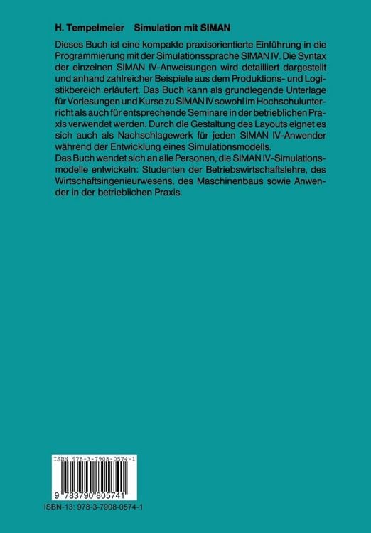 Produktbild: Simulation mit SIMAN