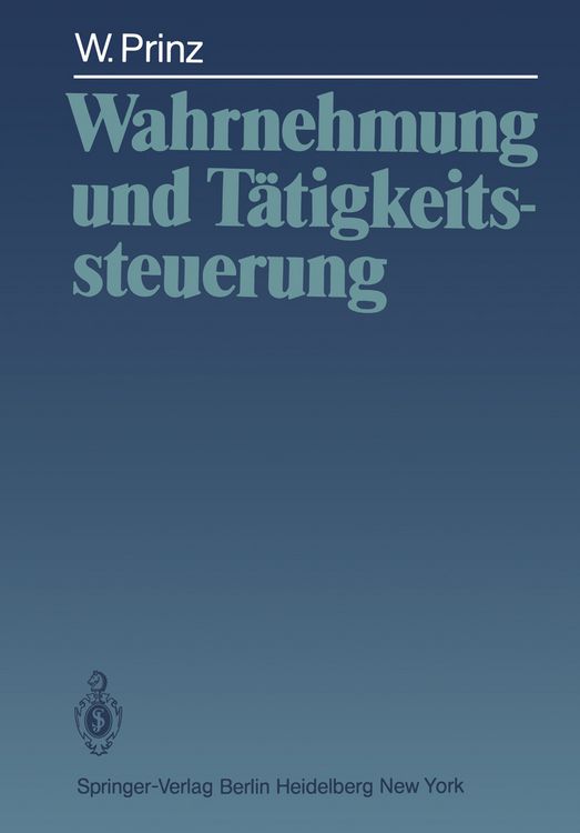 Produktbild: Wahrnehmung und T&auml;tigkeitssteuerung