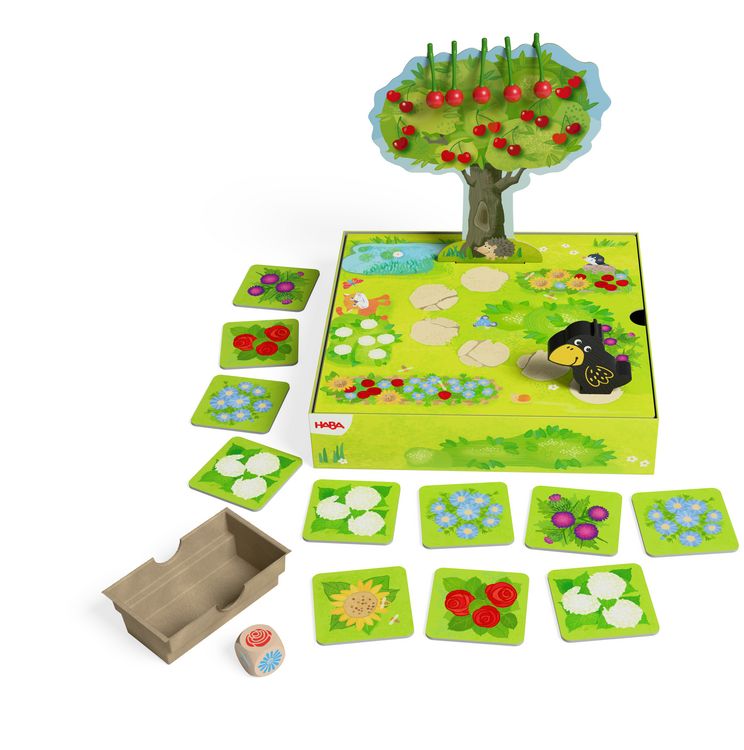 Produktbild: HABA 2013839001 - Obstg&auml;rtchen, Die Kirschenernte, W&uuml;rfelspiel