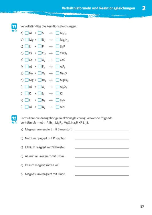 Produktbild: Klett 10-Minuten-Training Chemie - Rechnen in Chemie 7.-10. Klasse
