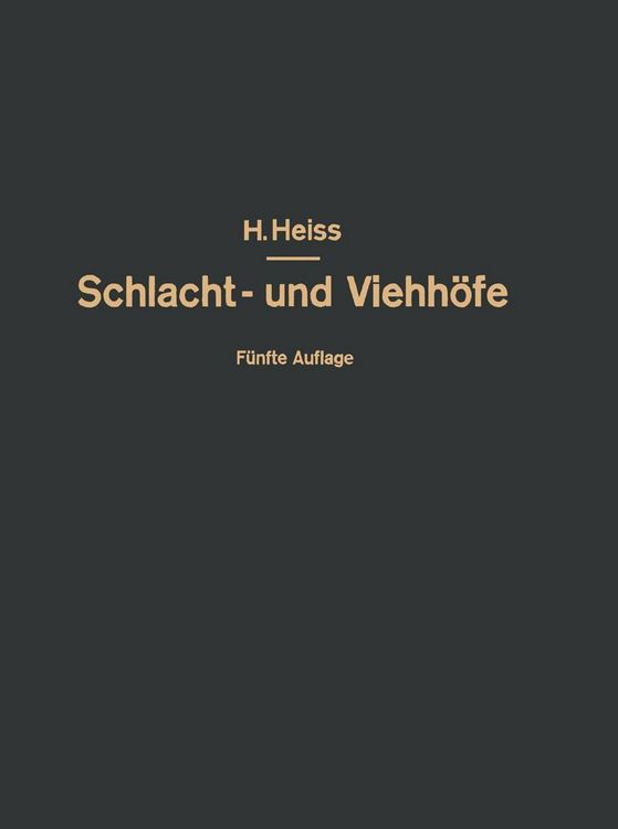 Produktbild: Bau, Einrichtung und Betrieb &ouml;ffentlicher Schlacht- und Viehh&ouml;fe
