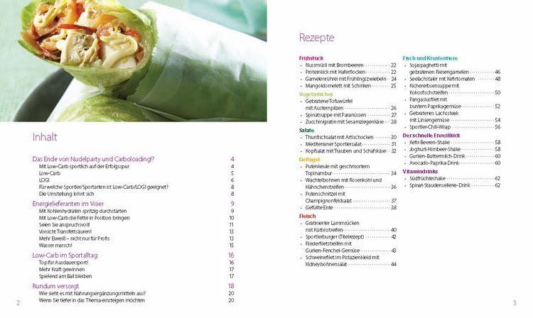 Produktbild: Low-Carb f&uuml;r Sportler