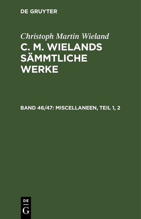 Produktbild: Miscellaneen, Teil 1, 2