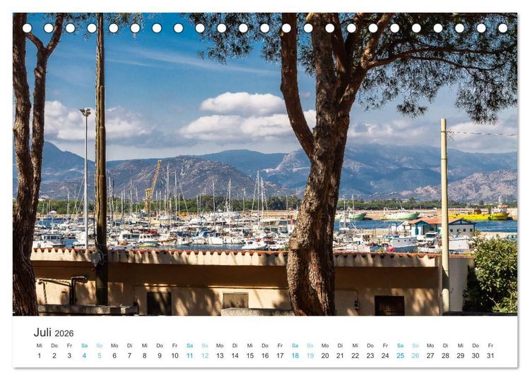 Produktbild: Sardinien - Impressionen Einer Mittelmeerperle (Tischkalender 2026 DIN A5 quer), CALVENDO Monatskalender
