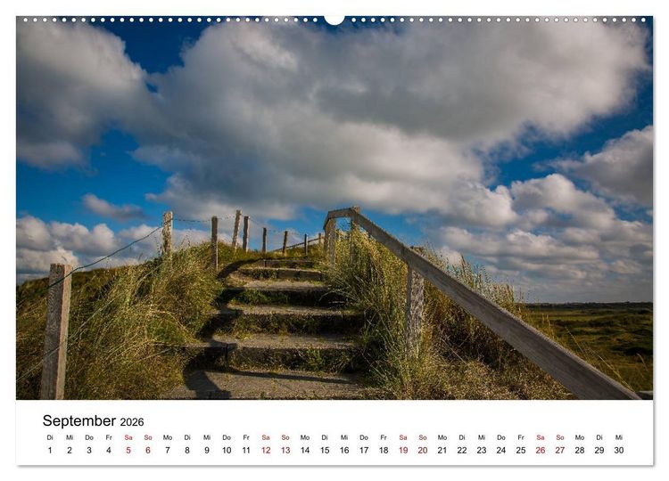 Produktbild: Langeoog &ndash; Ein Herbst auf der Insel des Lebens (Wandkalender 2026 DIN A2 quer), CALVENDO Monatskalender