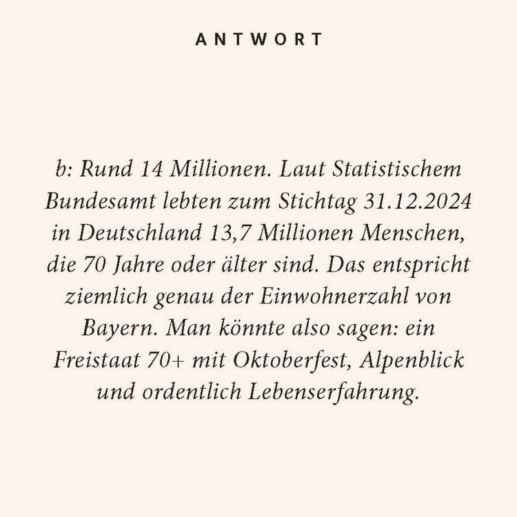 Produktbild: 70. Geburtstag. Das Quiz