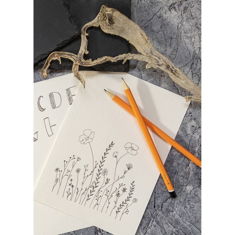 Produktbild: Idena Bleistifte H orange 4 St&uuml;ck Blister