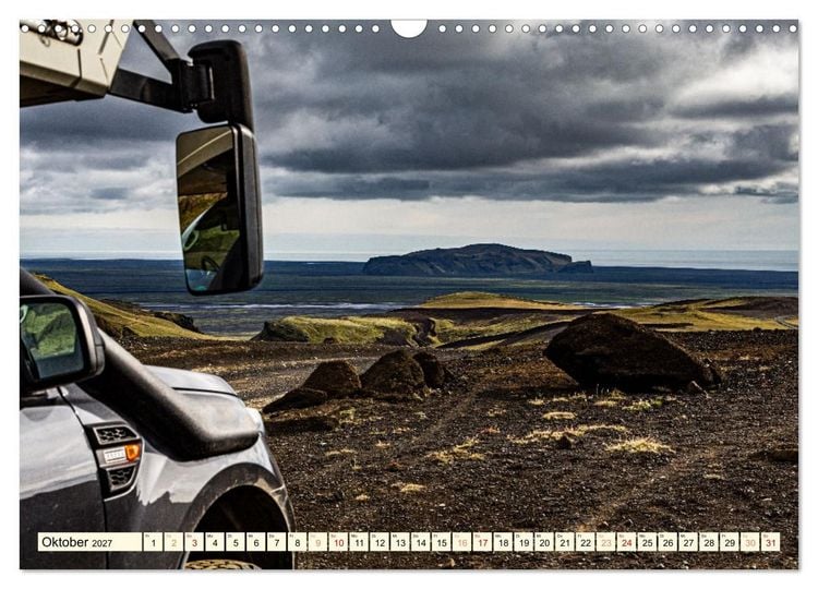 Produktbild: Overlanding on Iceland - Mit dem 4x4 Camper kreuz und quer &uuml;ber die Insel (Wandkalender 2027 DIN A3 quer), CALVENDO Monatskalender