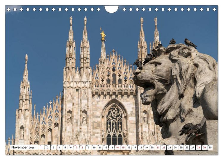 Produktbild: Italien - Mailand (Wandkalender 2026 DIN A4 quer), CALVENDO Monatskalender