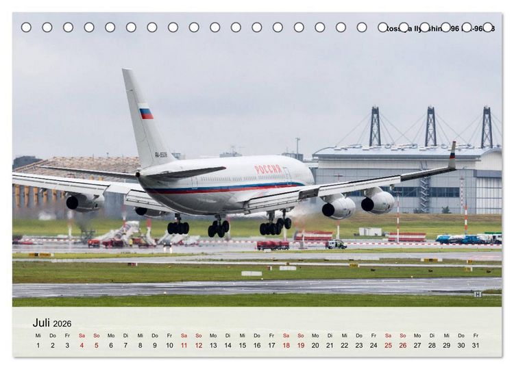 Produktbild: Sch&ouml;nheiten der Luftfahrt 2026 (Tischkalender 2026 DIN A5 quer), CALVENDO Monatskalender