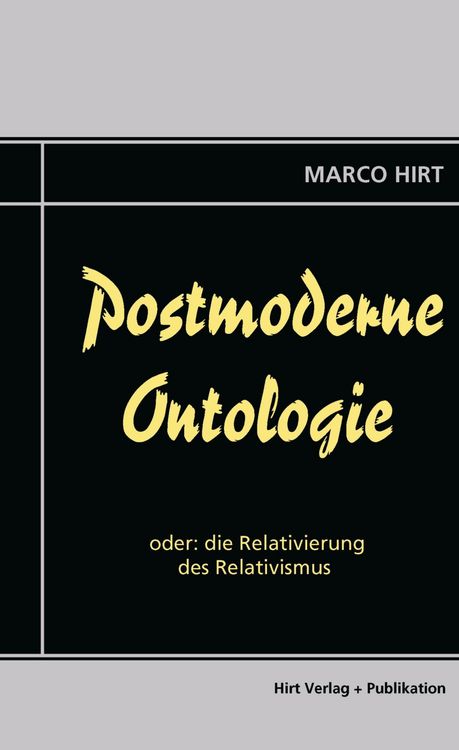 Produktbild: Postmoderne Ontologie