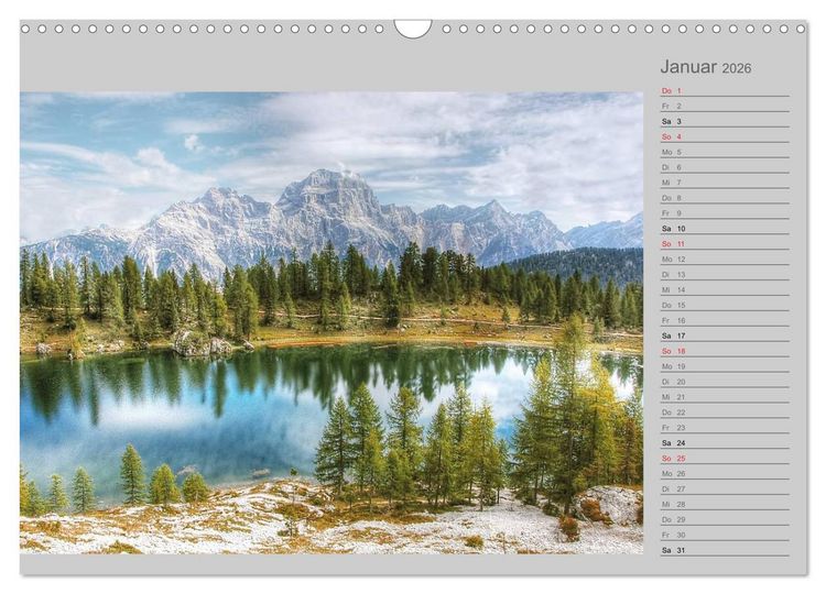 Produktbild: Ufer der Tr&auml;ume (Wandkalender 2026 DIN A3 quer), CALVENDO Monatskalender