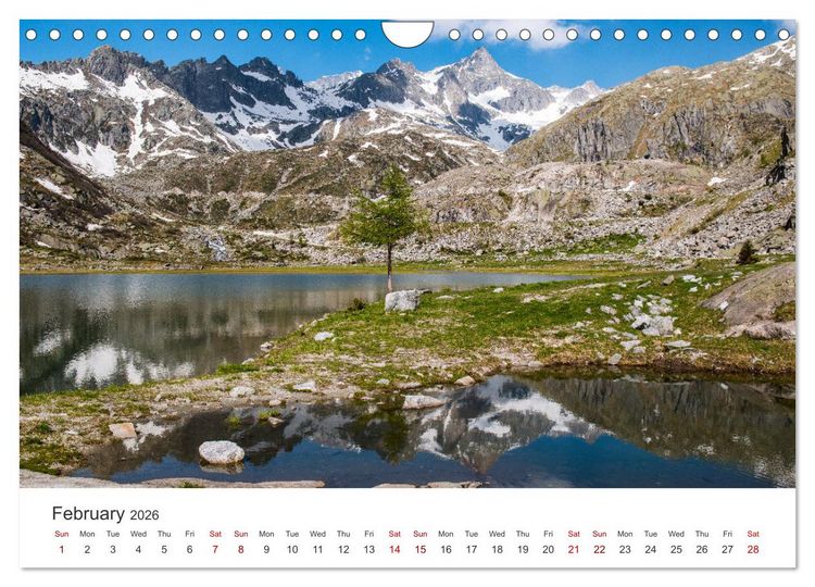 Produktbild: Alpine lakes on the Dolomites (Wall Calendar 2026 DIN A4 landscape), CALVENDO 12 Month Wall Calendar