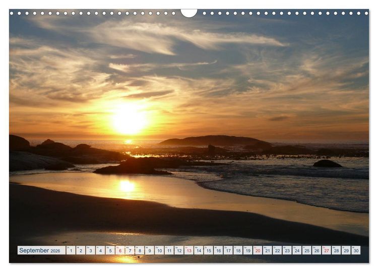 Produktbild: S&uuml;dafrika - Mee(h)r vom Kap (Wandkalender 2026 DIN A3 quer), CALVENDO Monatskalender