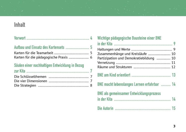 Produktbild: Nachhaltigkeit und Umweltschutz in der Kita