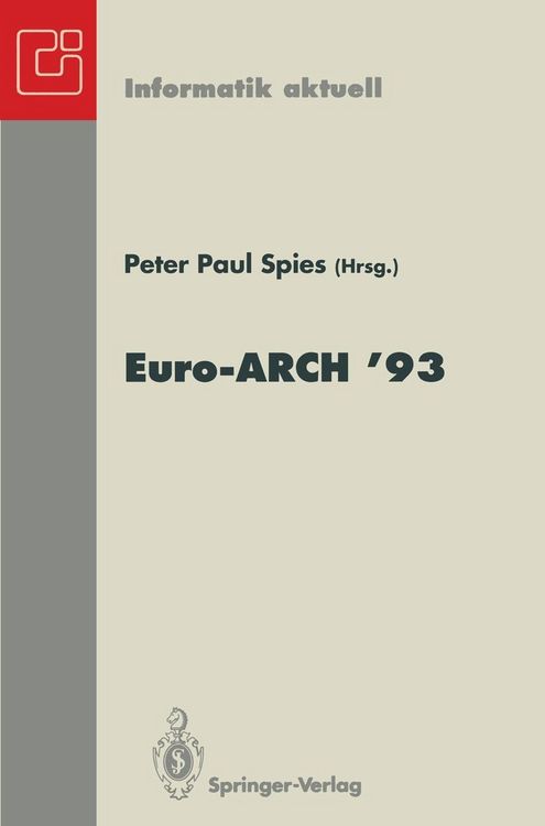Produktbild: Europ&auml;ischer Informatik Kongre&szlig; Architektur von Rechensystemen Euro-ARCH '93