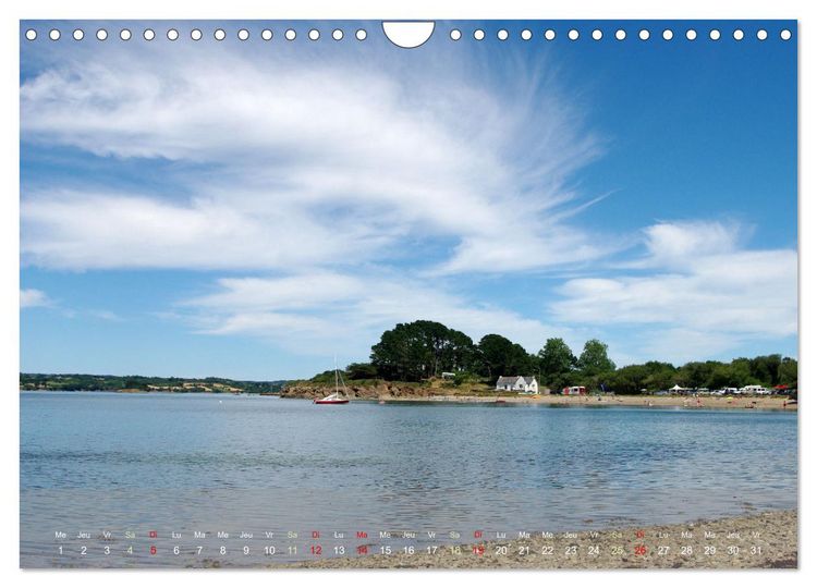 Produktbild: BRETAGNE La Rade de Brest (Calendrier mural 2026 DIN A4 vertical), CALVENDO calendrier mensuel