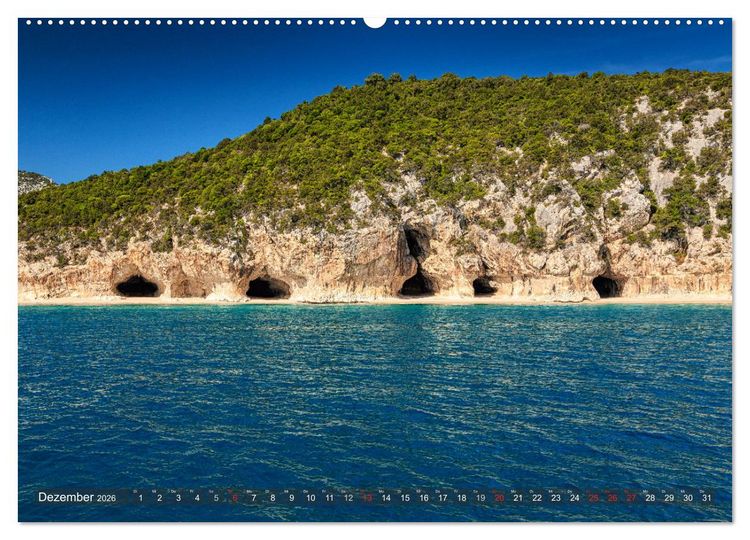 Produktbild: Sardinien - Karibik des Mittelmeers (Wandkalender 2026 DIN A2 quer), CALVENDO Monatskalender