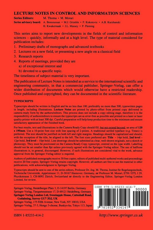 Produktbild: Nonlinear Control of Wheeled Mobile Robots