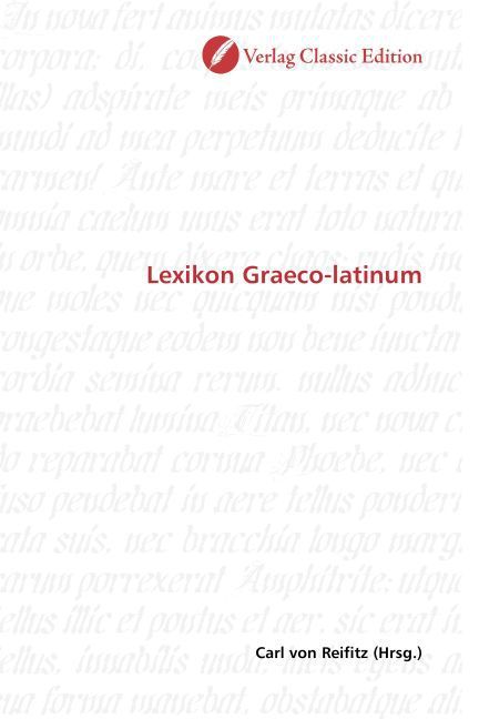 Produktbild: Lexikon Graeco-latinum