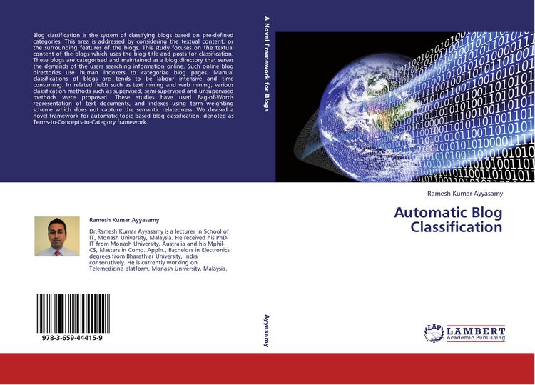 Produktbild: Automatic Blog Classification