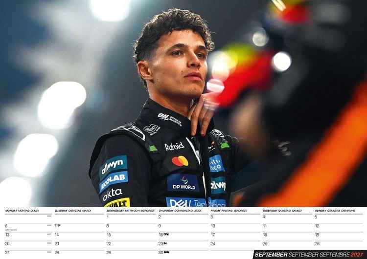 Produktbild: Lando Norris Kalender 2027