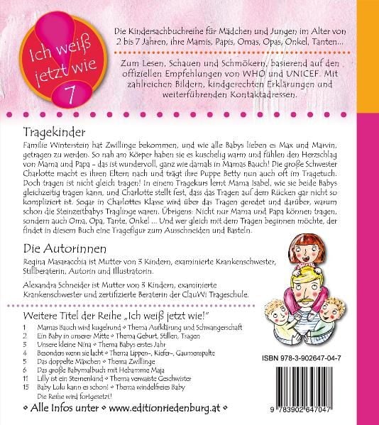 Produktbild: Tragekinder: Das Kindersachbuch zum Thema Tragen und Getragenwerden