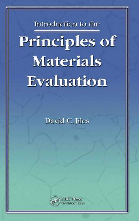 Produktbild: Introduction to the Principles of Materials Evaluation