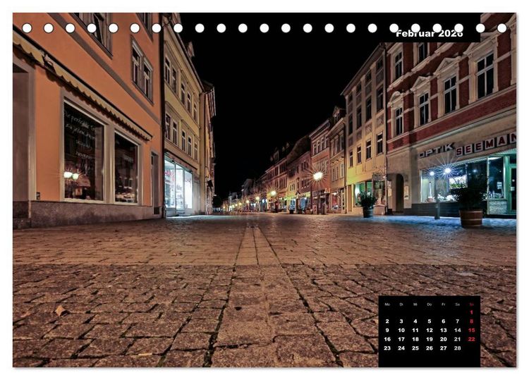 Produktbild: Rudolstadt - Schwarza (Tischkalender 2026 DIN A5 quer), CALVENDO Monatskalender