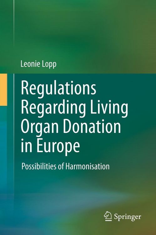 Produktbild: Regulations Regarding Living Organ Donation in Europe
