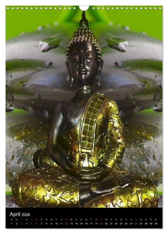 Produktbild: Buddha - Zeit f&uuml;r Entspannung (Wandkalender 2026 DIN A3 hoch), CALVENDO Monatskalender