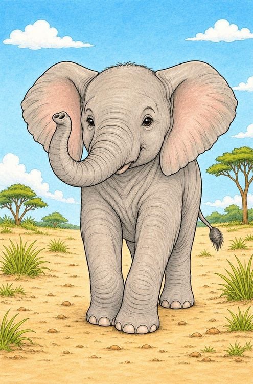 Produktbild: Wundersch&ouml;ne Tierwelt Malbuch f&uuml;r Kinder ab 8 Jahren mit 50 sch&ouml;nen Ausmalmotiven
