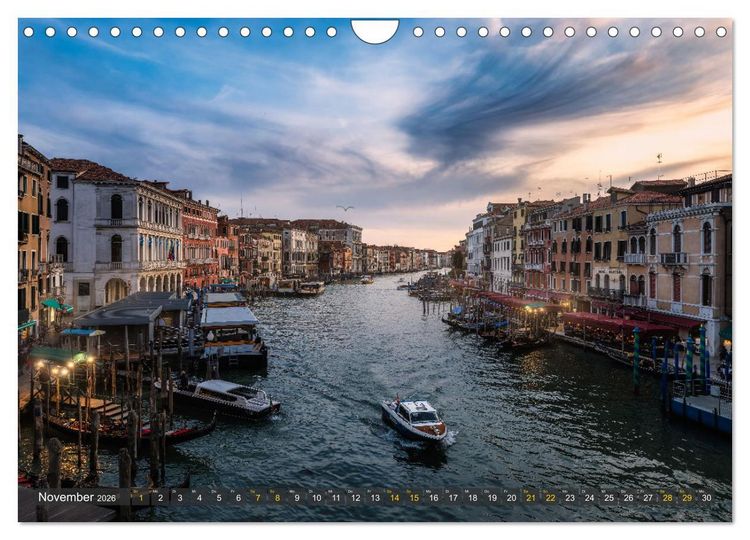 Produktbild: Malerisches Venedig (Wandkalender 2026 DIN A4 quer), CALVENDO Monatskalender