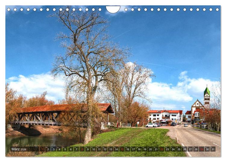 Produktbild: Ketsch am Rhein (Wandkalender 2026 DIN A4 quer), CALVENDO Monatskalender
