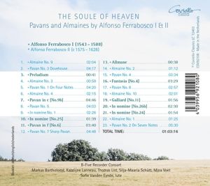 Produktbild: The Soule of Heaven-Pavane & Almaine