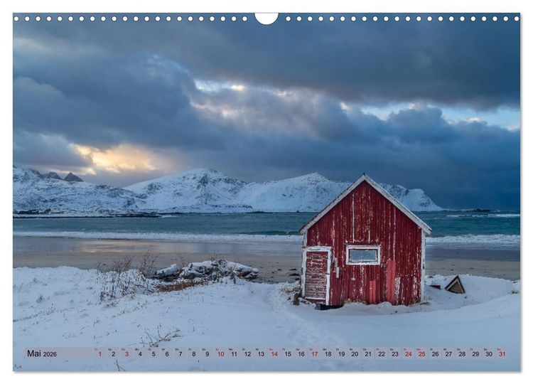Produktbild: Lofoten ...ein Wintertraum (Wandkalender 2026 DIN A3 quer), CALVENDO Monatskalender