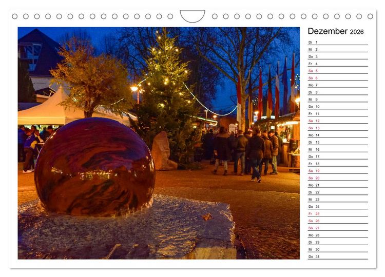 Produktbild: Europastadt Breisach am Rhein (Wandkalender 2026 DIN A4 quer), CALVENDO Monatskalender