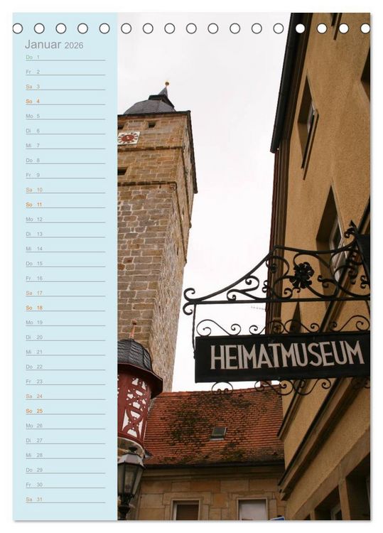 Produktbild: Ebern - lebenswerte Stadt in Franken (Tischkalender 2026 DIN A5 hoch), CALVENDO Monatskalender