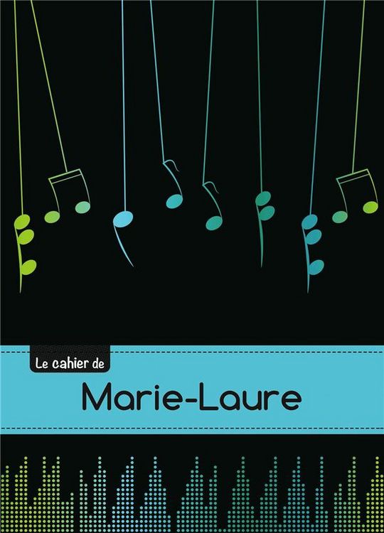 Produktbild: Carnet marie laure musique,48p,a5