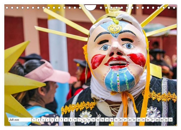 Produktbild: Traditionen und Feste im Hochland von Peru (Wandkalender 2026 DIN A4 quer), CALVENDO Monatskalender