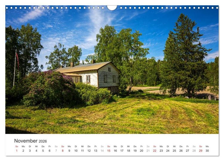 Produktbild: Landschaften Finnlands (Wandkalender 2026 DIN A3 quer), CALVENDO Monatskalender
