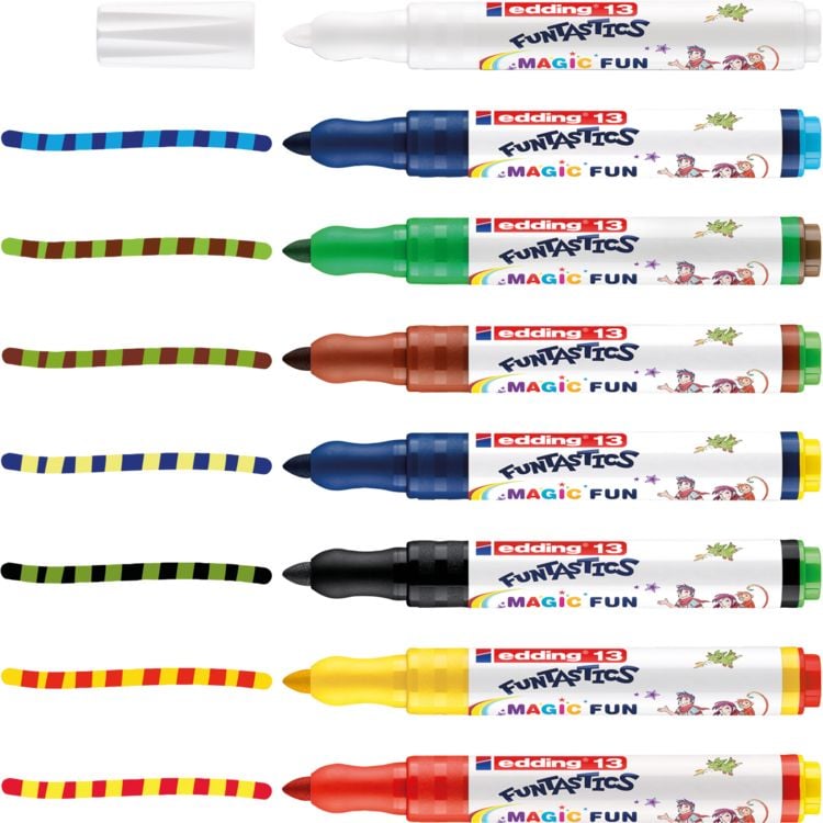 Produktbild: Edding 13 Funtastics Fasermaler sortiert 8St Set