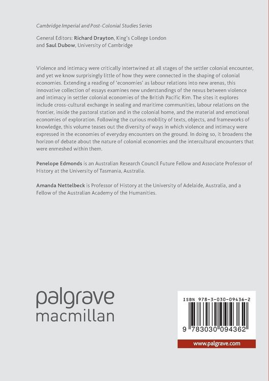 Produktbild: Intimacies of Violence in the Settler Colony