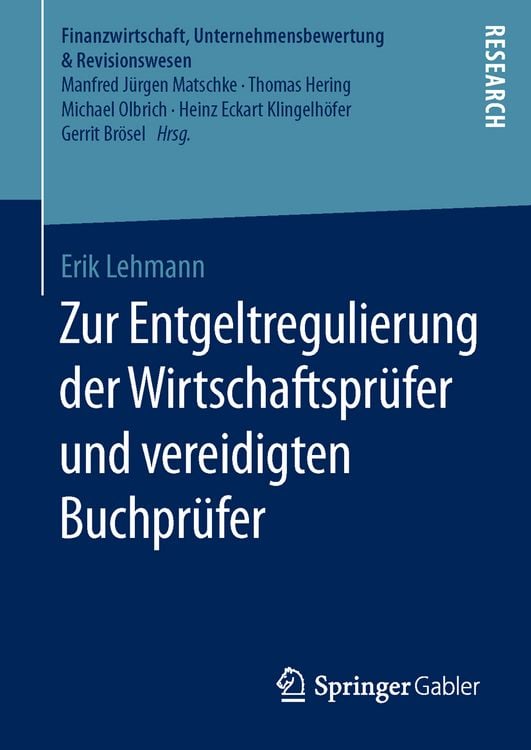 Produktbild: Zur Entgeltregulierung der Wirtschaftspr&uuml;fer und vereidigten Buchpr&uuml;fer