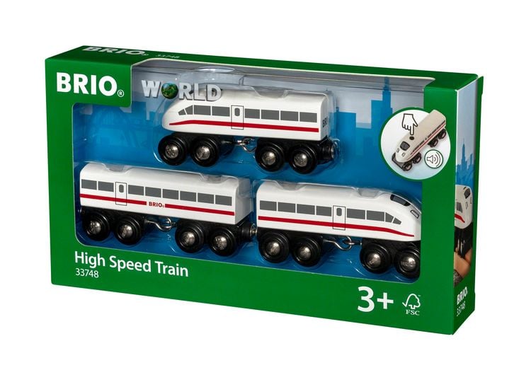 Produktbild: BRIO Schnellzug mit Sound, 3-teilig, Transport Verkehr