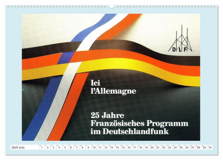 Produktbild: Rundfunk in Deutschland - Historische QSL-Karten (hochwertiger Premium Wandkalender 2026 DIN A2 quer), Kunstdruck in Hochglanz