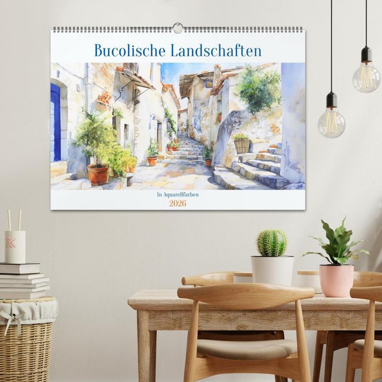 Produktbild: Bucolische Landschaften (Wandkalender 2026 DIN A2 quer), CALVENDO Monatskalender