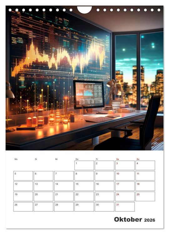 Produktbild: KRYPTO Cooler Terminplaner (Wandkalender 2026 DIN A4 hoch), CALVENDO Monatskalender