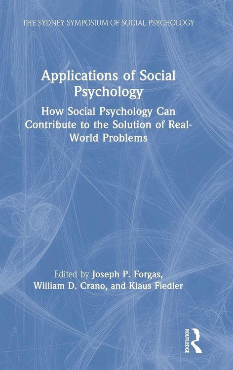 Produktbild: Applications of Social Psychology