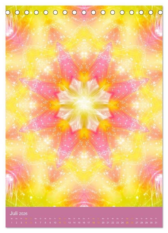 Produktbild: Lichtvolle Mandalas (Tischkalender 2026 DIN A5 hoch), CALVENDO Monatskalender